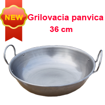 Grilovacia nerezová panvica