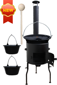 Kotlíkový gulášový set 45 VARIO 1 + 2 servírovacie kotlíky zdarma!