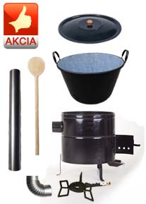 Zabíjačkový kotlový set + horák + dymovod zdarma!