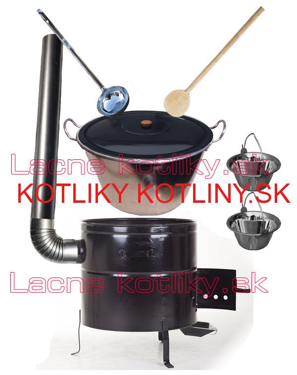 Zabíjačková nerezová súprava 80L MAX + 2 servírovacie kotlíky