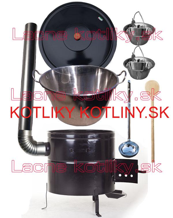 Zabíjačková nerezová súprava 80L MAX + 2 servírovacie kotlíky