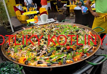 Smaltovaná grilovacia panvica Paella 46