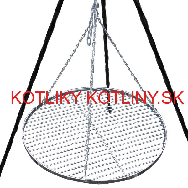 Grilovací rošt s retiazkou