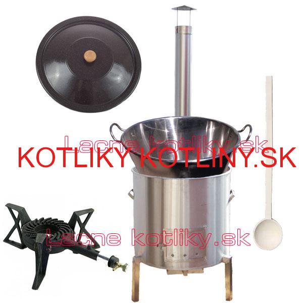 Zabíjačková nerezová súprava 80 L + horák KEMPER