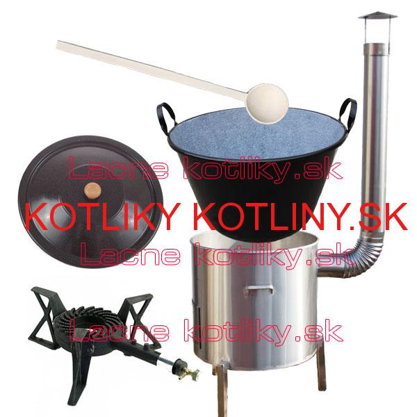 Zabíjačková nerezová súprava 60 L + horák KEMPER