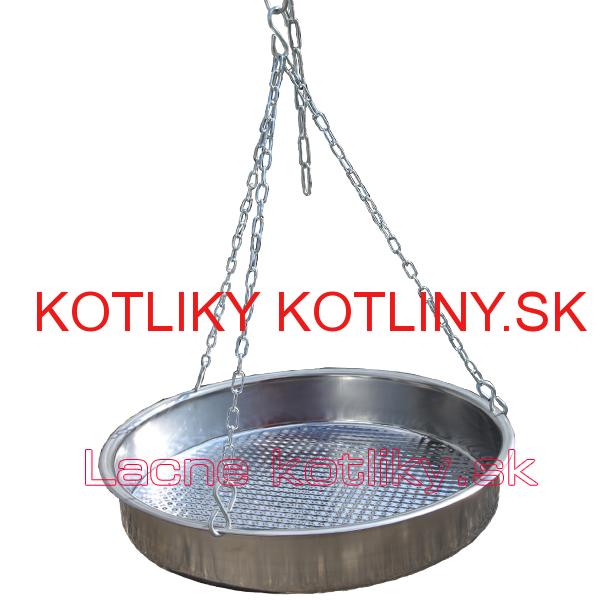 Nerezová panvica s retiazkou 49 cm
