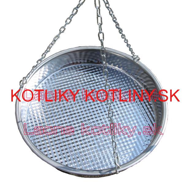 Nerezová panvica s retiazkou 49 cm