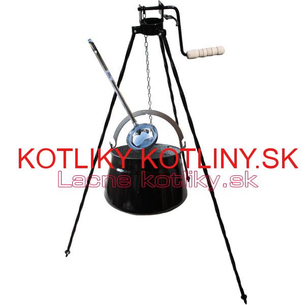 Kotlík na ryby 16 L + trojnožka s kladkou