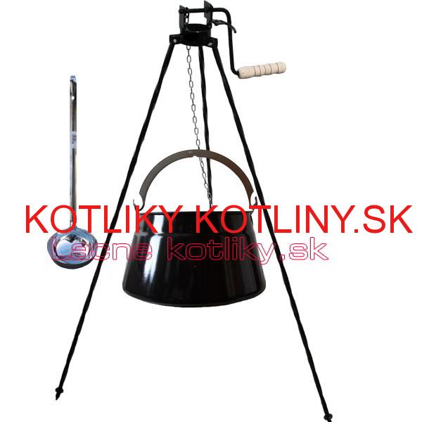 Kotlík na ryby 20 L + trojnožka s kladkou
