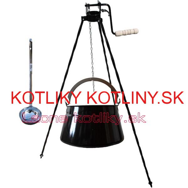 Kotlík na ryby 20 L + trojnožka s kladkou