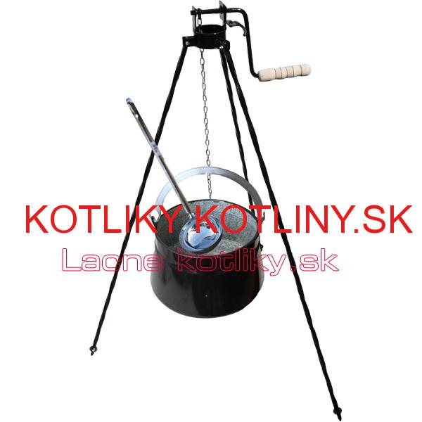 Kotlík na ryby 30 L + trojnožka s kladkou
