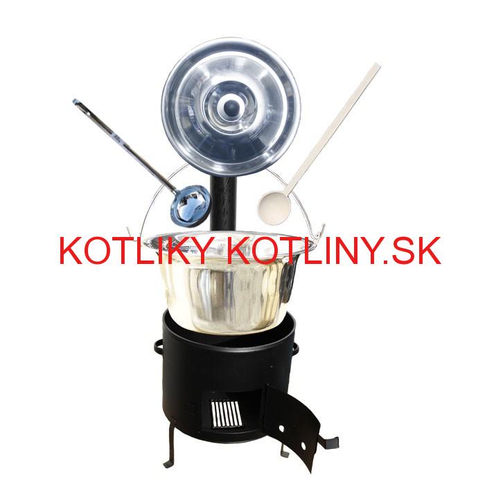 Kotlíkový set 45 Smalt party + antikorový kotlík 30 L.(1,2 mm)