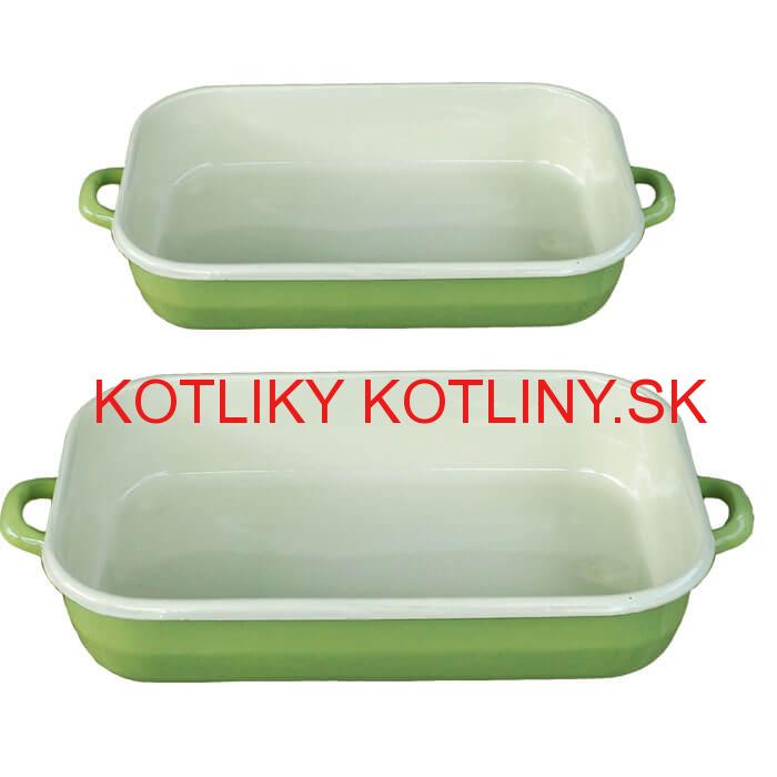 Smaltovane pekáče GREEN 2 ks