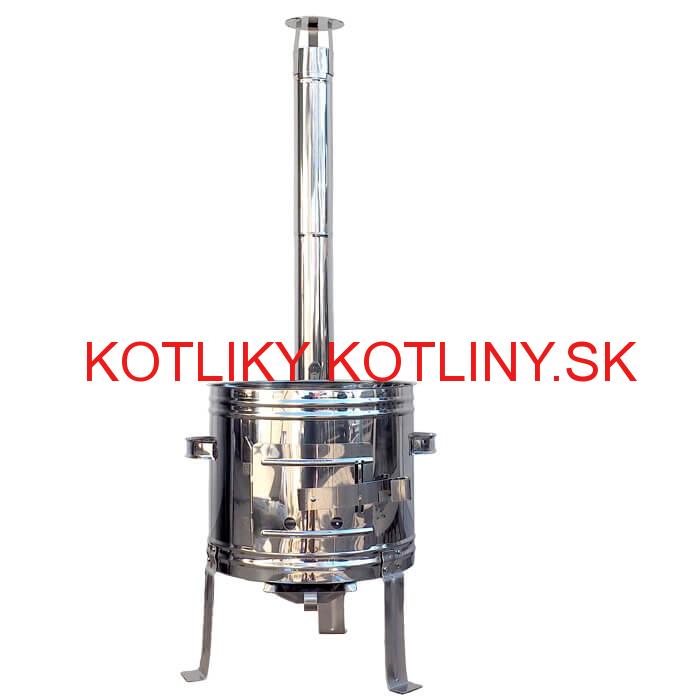 Nerezová kotlina s antikorovou úpravou 36 cm INOX