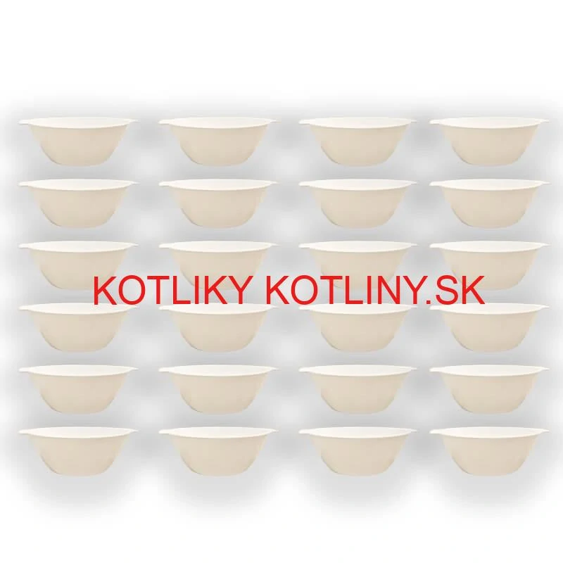Sada 24 ks: Plastová miska na fajnový kotlíkový guláš a polievky – 750 ml