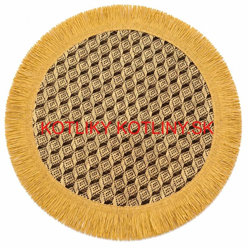 Prírodná podložka pod tanier so strapcami 37 cm