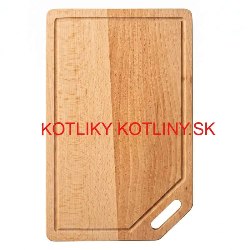 Drevená doska na krájanie 40×25 cm s drážkou na šťavu