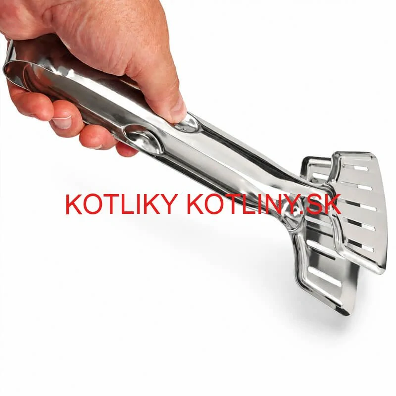 Nerezové kliešte na rybu — kuchynská naberačka 2 v 1, 28 cm
