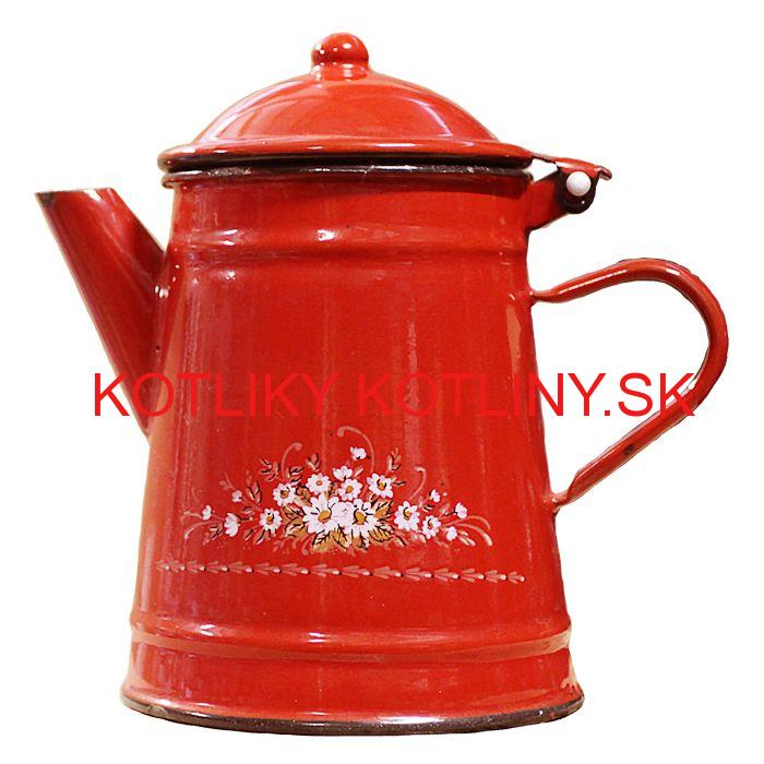 Smaltovaná kanvica 1 L DEKO