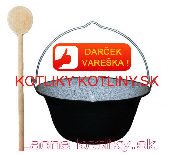 Smaltovaný kotlík 10 L + vareška