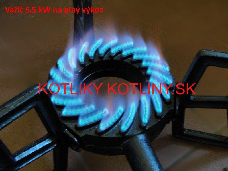 Liatinový plynový horák (varič) 7 kW KEMPER