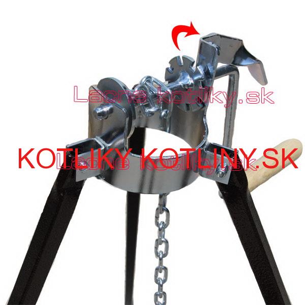 Teleskopická trojnožka s poistnou kladkou
