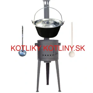 Smaltovaný kotlík 30 L (1,2 mm) + vysoká kotlina 47 cm (2 mm) HODO PLUS 600