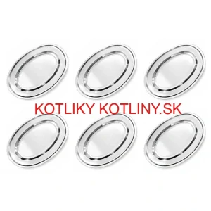 Nerezové podnosy pre catering – set 6 ks (40,5cm) - Servíruj s istotou a štýlom