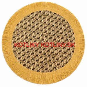 Prírodná podložka pod tanier so strapcami 37 cm