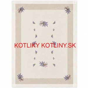 Hrubší textilný obrus Levanduľa Provence 150 × 220 cm