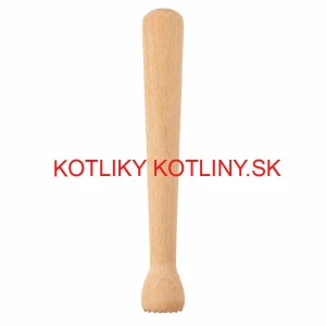 Drevený drvič na cesnak a bylinky 22 cm