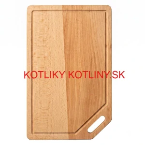 Drevená doska na krájanie 40×25 cm s drážkou na šťavu