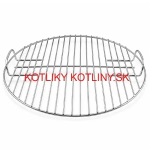 Nerezový grilovací rošt 51 cm na záhradu s úchytmi