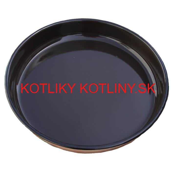 Smaltovaný okruhlý pekáč 38 cm, výška 6,2 cm