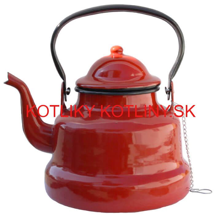 Smaltovaný čajník 1,5 L RED