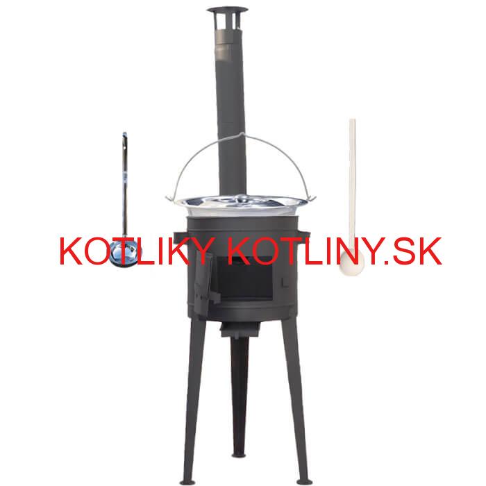 Nerezový kotlík 30 L (1,2 mm) + vysoká kotlina 45 cm PLUS 600