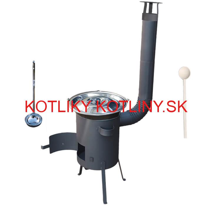 Nerezový kotlík 20 L (1,5 mm) + žiaruvzdorná kotlina 42 PLUS 600 4 MM