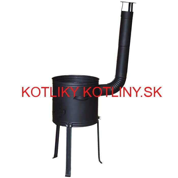 Kotlina 42 cm, vysoká + žiaruvzdorná farba Plus 700
