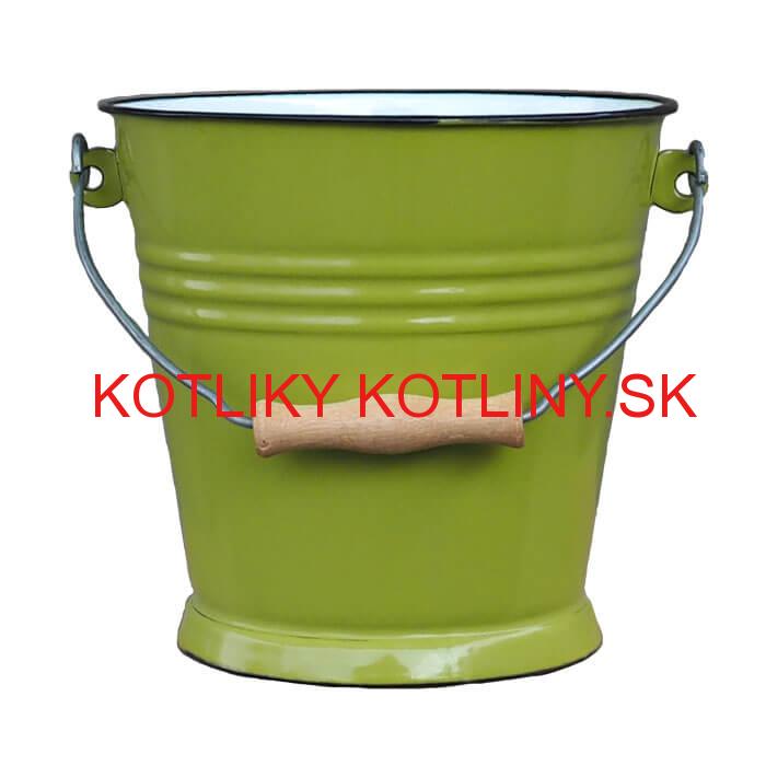 Smaltované vedro 5 l GREEN