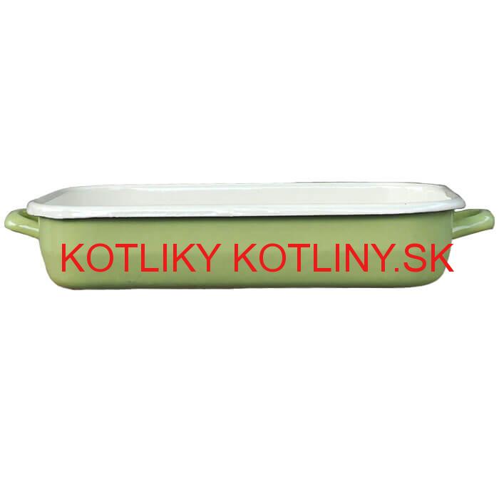 Smaltovaný pekáč 46 x 24 cm GREEN