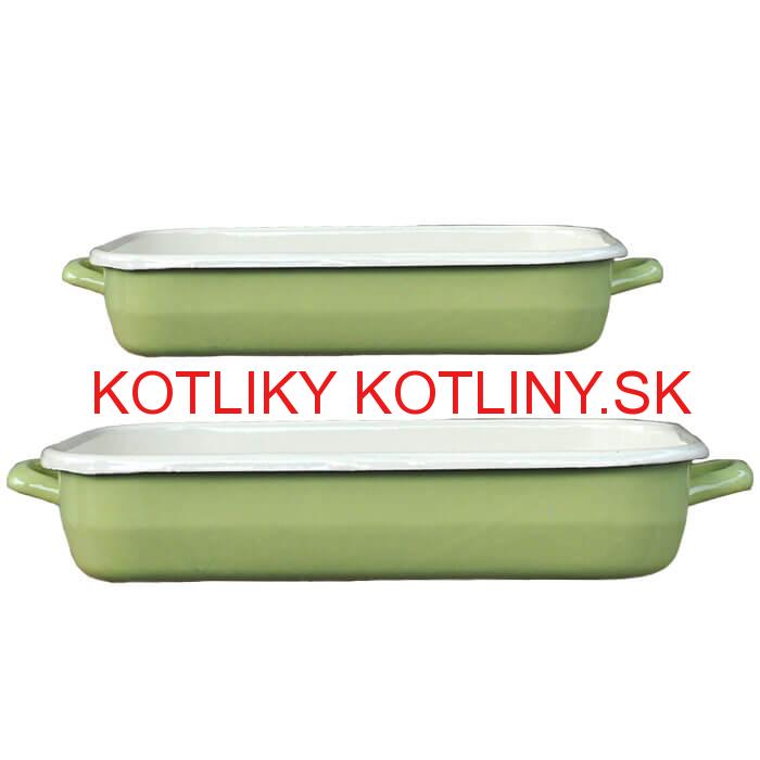 Smaltovane pekáče GREEN 2 ks