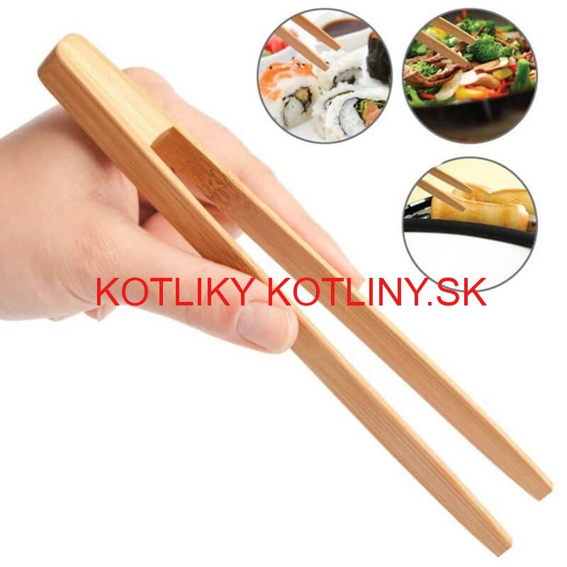 Drevené grilovacie kliešte 30 cm