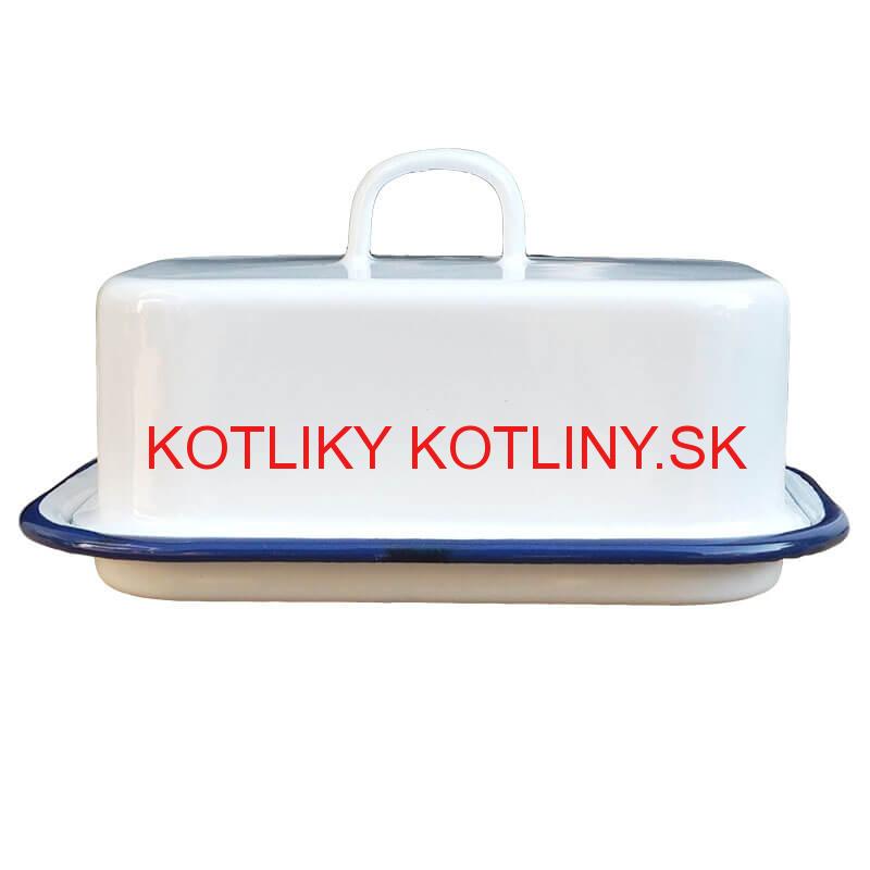 Smaltovaná maselnička - biela