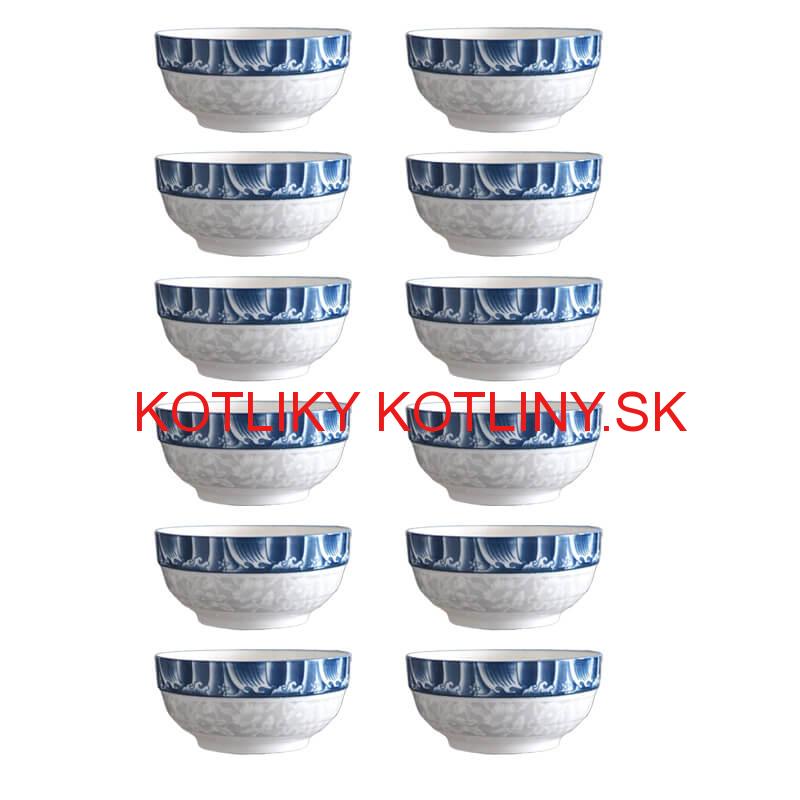 Keramické misky na servírovanie gulášu 15 cm 12 ks