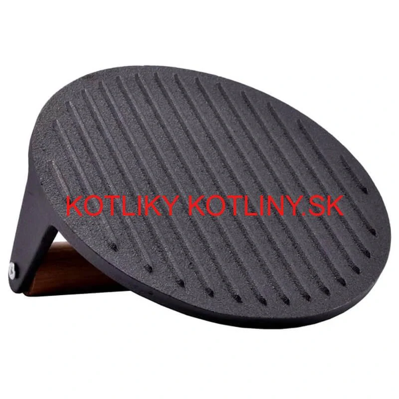 Liatinový lis na mäso 18 cm okrúhly HAMBURGER