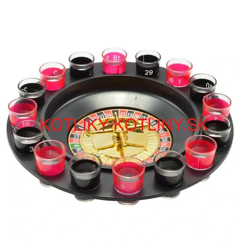 Ruleta Domáca hra na pitie (opitá hra)