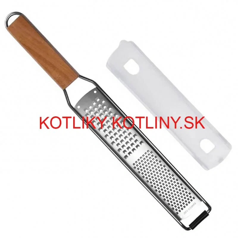 Strúhadlo ploche na syr s drevenou rukoväťou