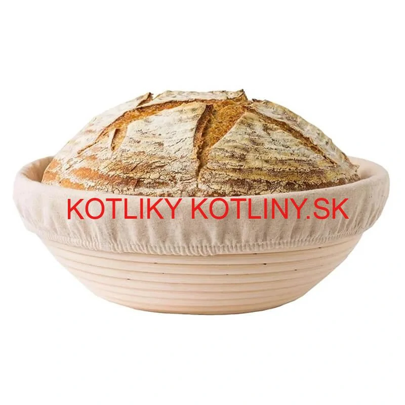 Ratanová miska na kysnutie chleba – okrúhla