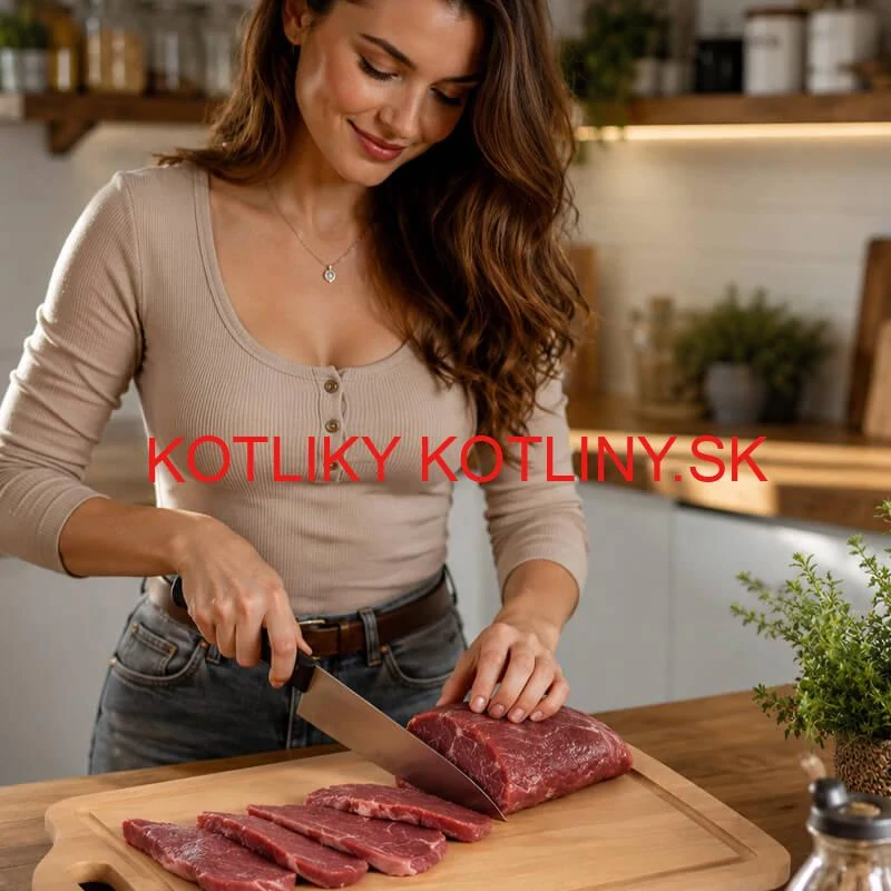 Drevená doska na krájanie s rukoväťou 40×25 cm — tvar štítu