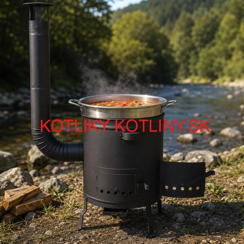 Hrubostenná kotlina 42 cm (2 mm) STRONG + žiaruvzdorná farba Plus 600